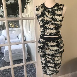 Two piece set. Skirt and top